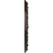 Ekena Millwork Milan Ceiling Medallion (Fits Canopies up to 4 5/8"), 24 1/2"OD x 3 1/2"ID x 1"P, Stone Hearth CM24MISHF - alternate 5
